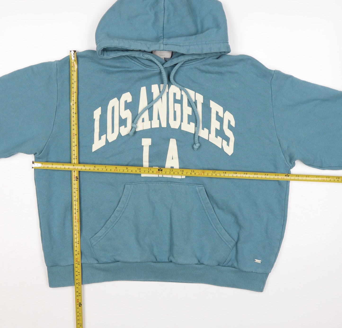 Pull&Bear Teens Blue Los Angeles LA Pullover Hoodie M