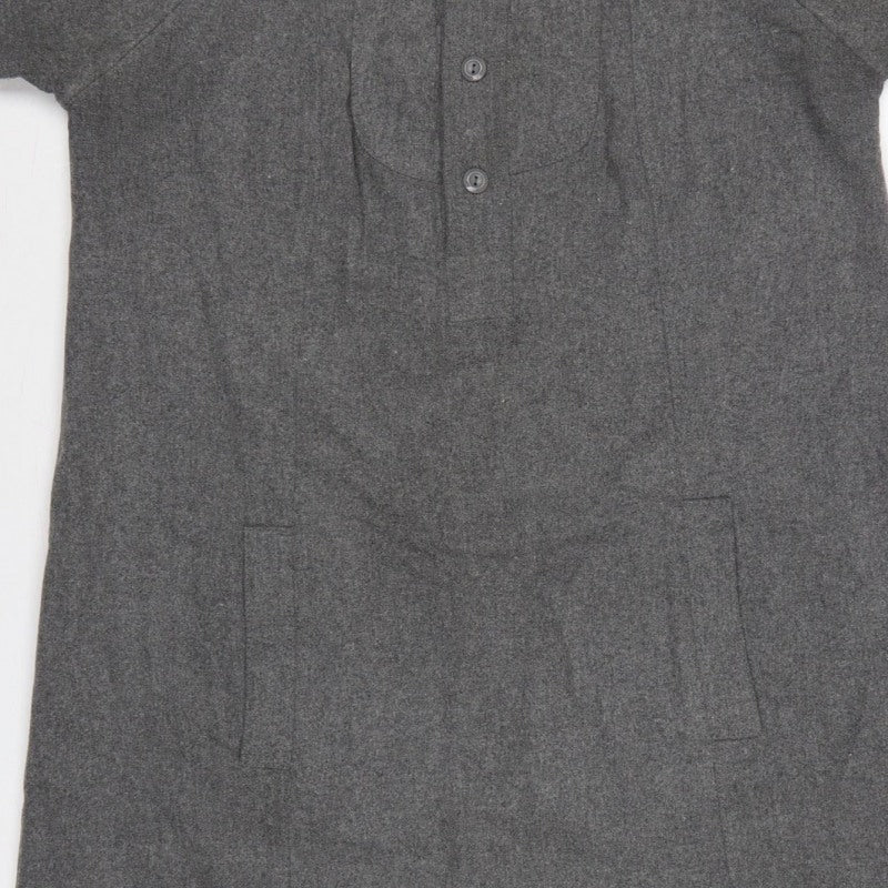 Cape Jams Women Grey L Shift Dress Short Sleeve Pockets