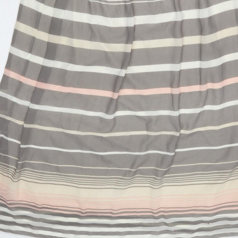 Apricot Women Multicoloured UK 12 Maxi Halter Striped Tie-Back Dress