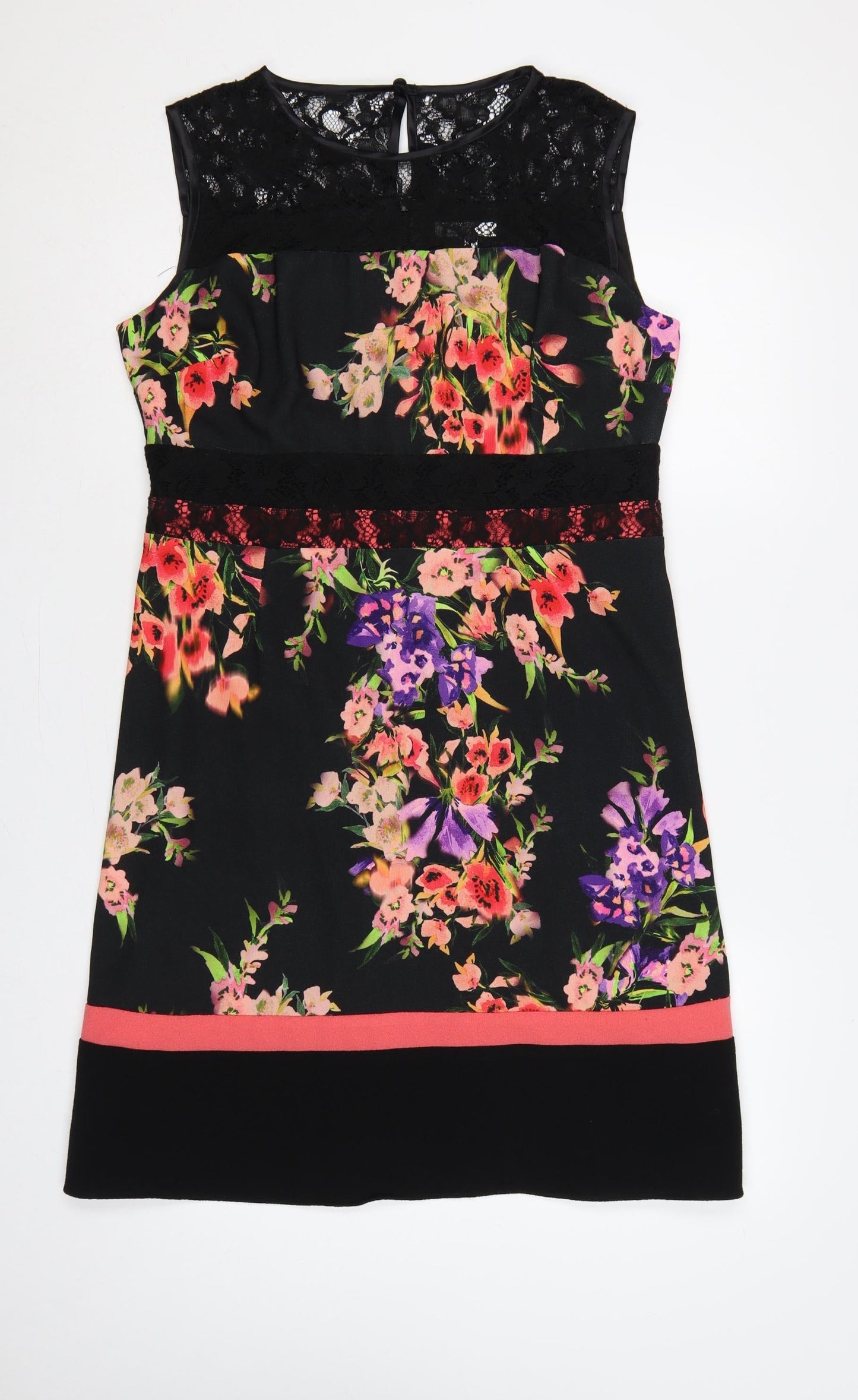 Precis Petite Women’s Multicoloured UK 16 Floral Fit & Flare Lace Dress