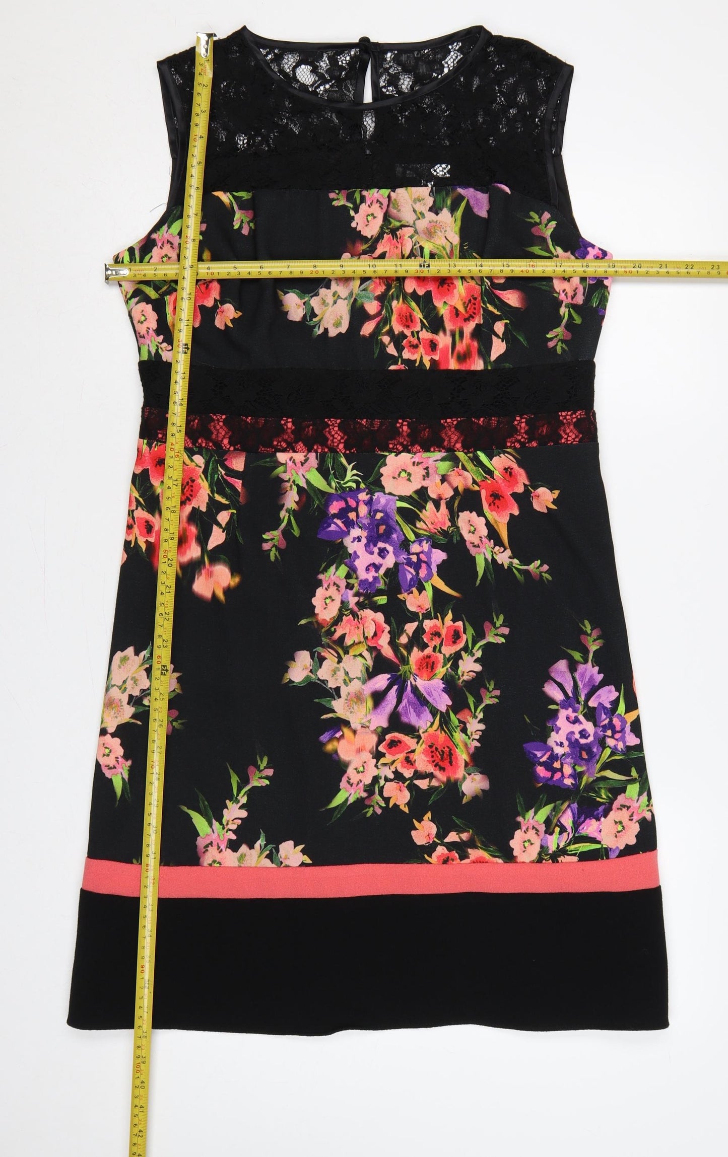 Precis Petite Women’s Multicoloured UK 16 Floral Fit & Flare Lace Dress
