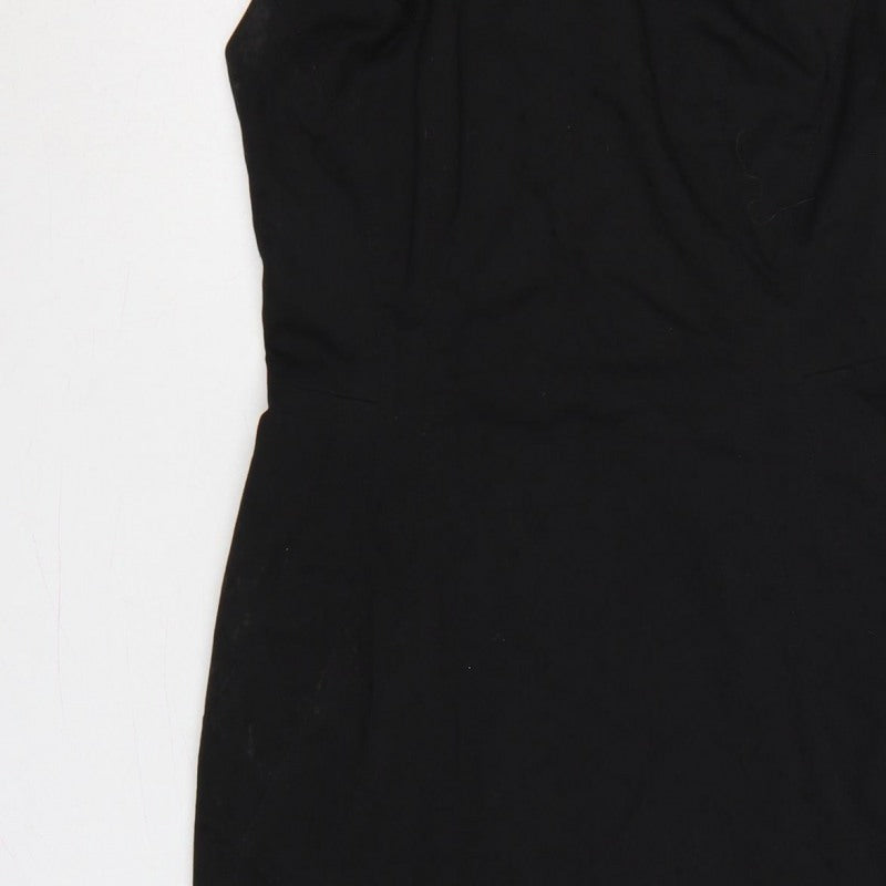 Next Women’s Black Size 10 Sleeveless Scoop Neck Pencil Dress