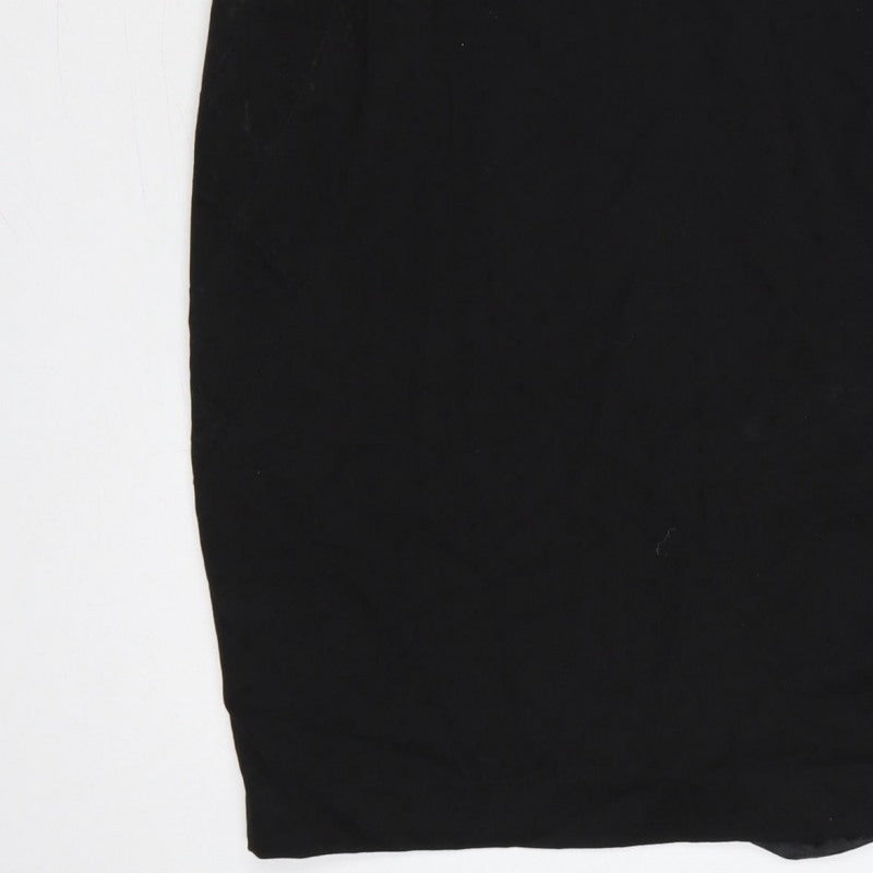 Next Women’s Black Size 10 Sleeveless Scoop Neck Pencil Dress