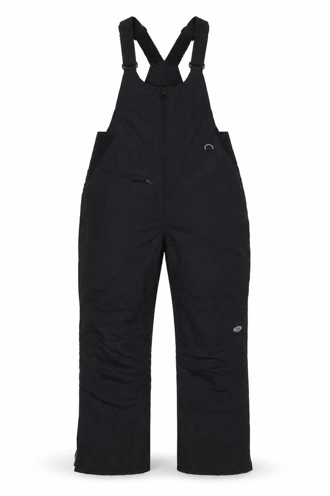 Slalom Women's Black Size 8 Insulated Snow Pants Ski Bib Trousers