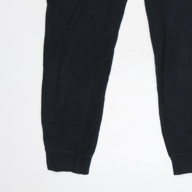 Nike Women’s Black S Fleece Jogger Sweatpants Elastic Waist Logo