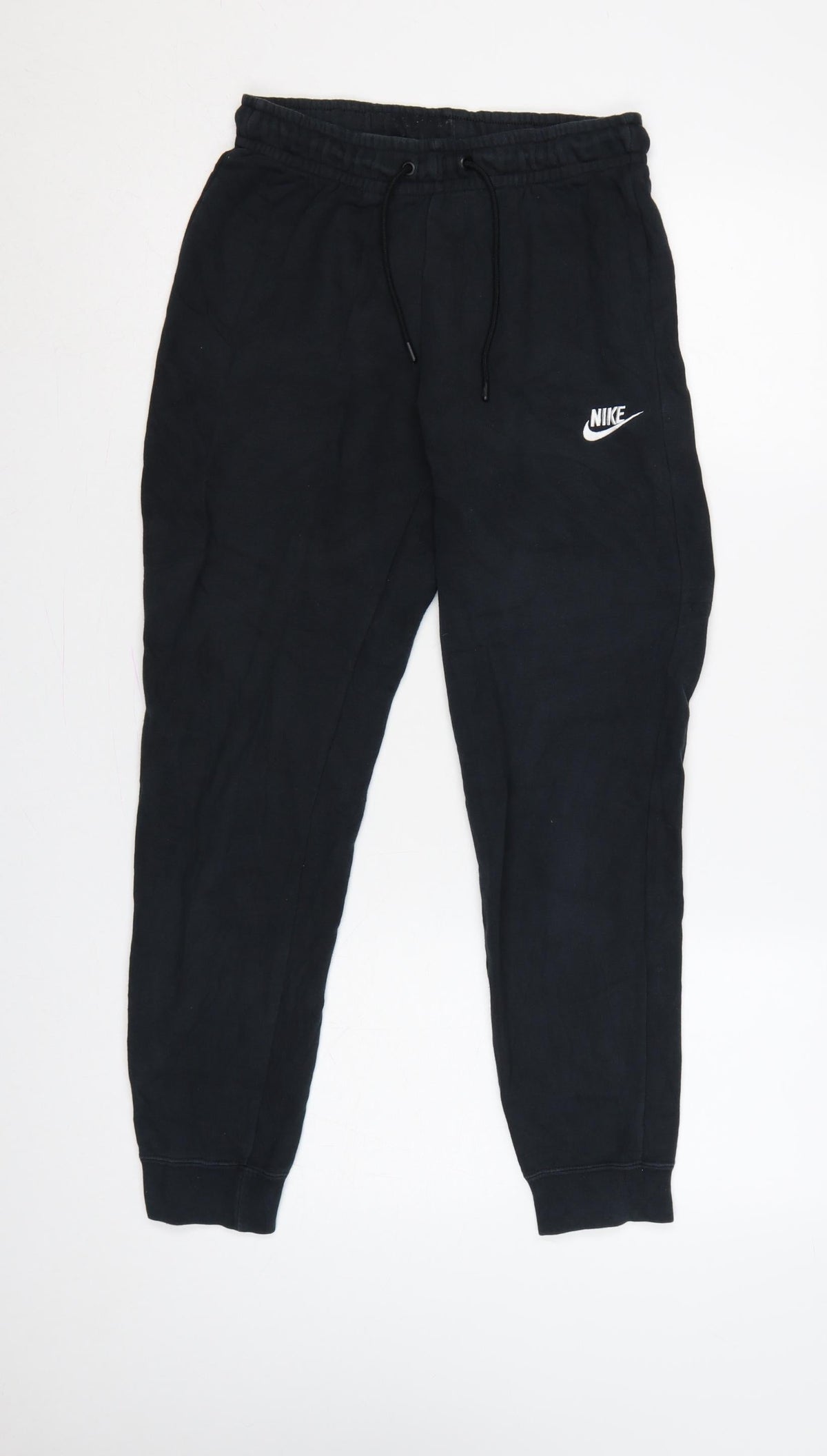Nike Women’s Black S Fleece Jogger Sweatpants Elastic Waist Logo