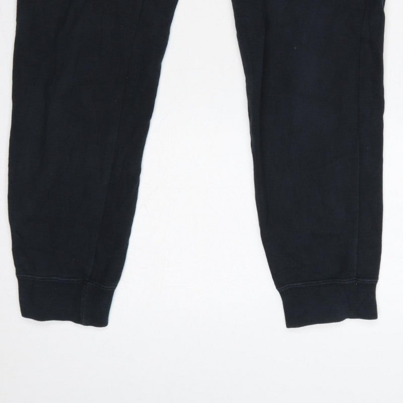 Nike Women’s Black S Fleece Jogger Sweatpants Elastic Waist Logo