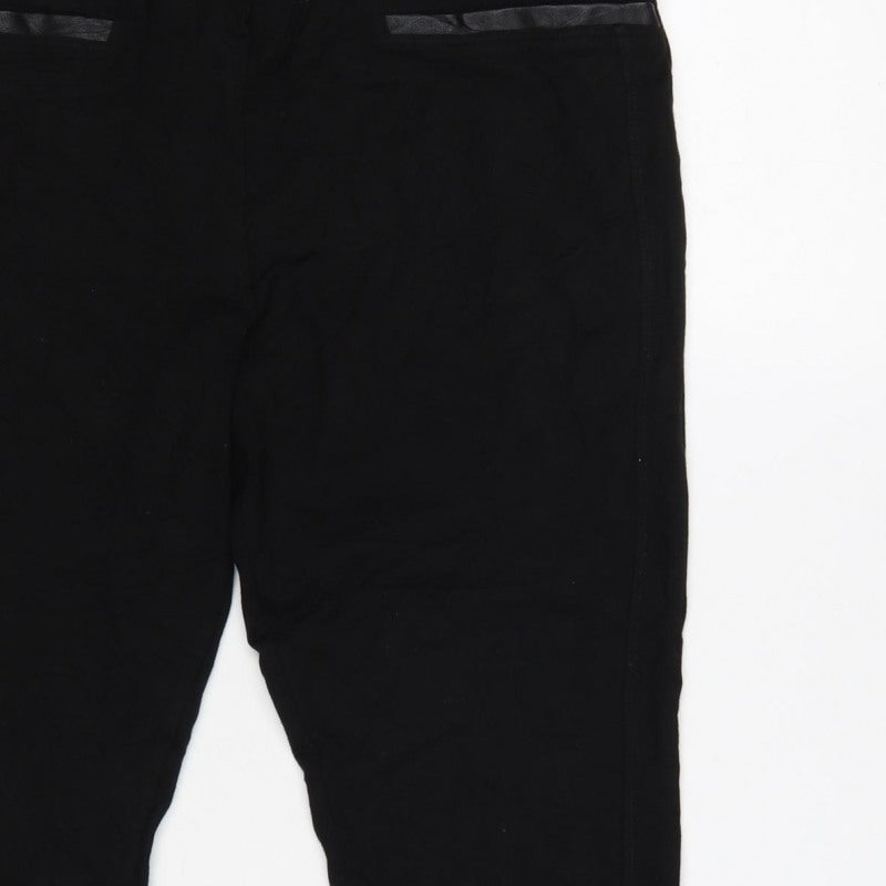 The Collection Debenhams Women Black Size 16 Elastic Waist Leggings