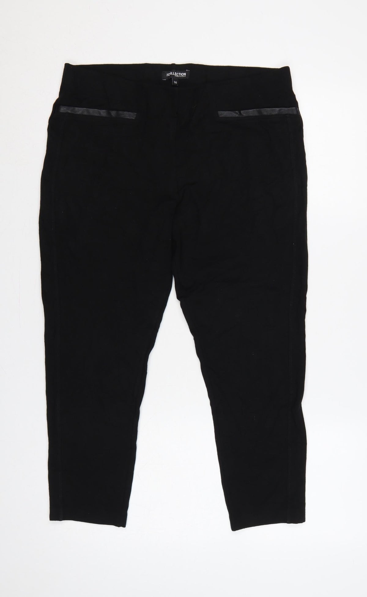 The Collection Debenhams Women Black Size 16 Elastic Waist Leggings