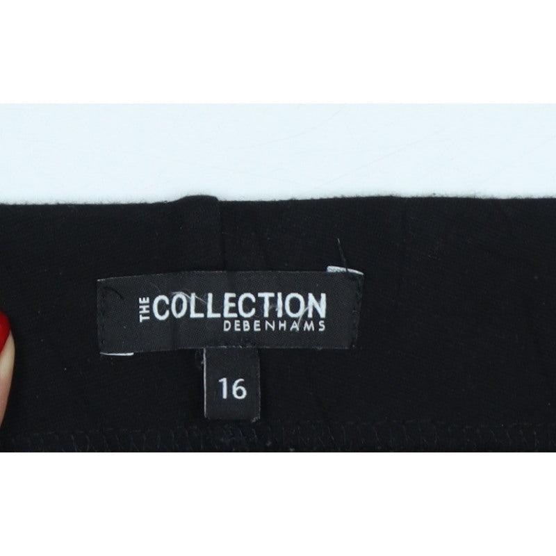 The Collection Debenhams Women Black Size 16 Elastic Waist Leggings