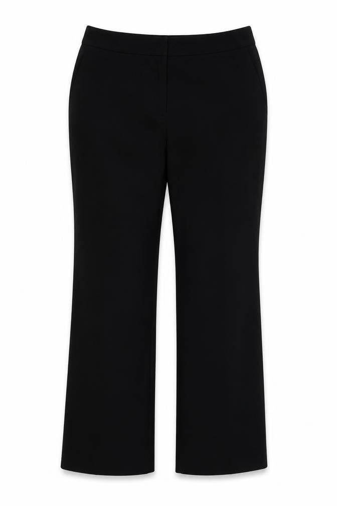 Next Women’s Black UK 10 Regular Tailoring Flared Trousers Workwear