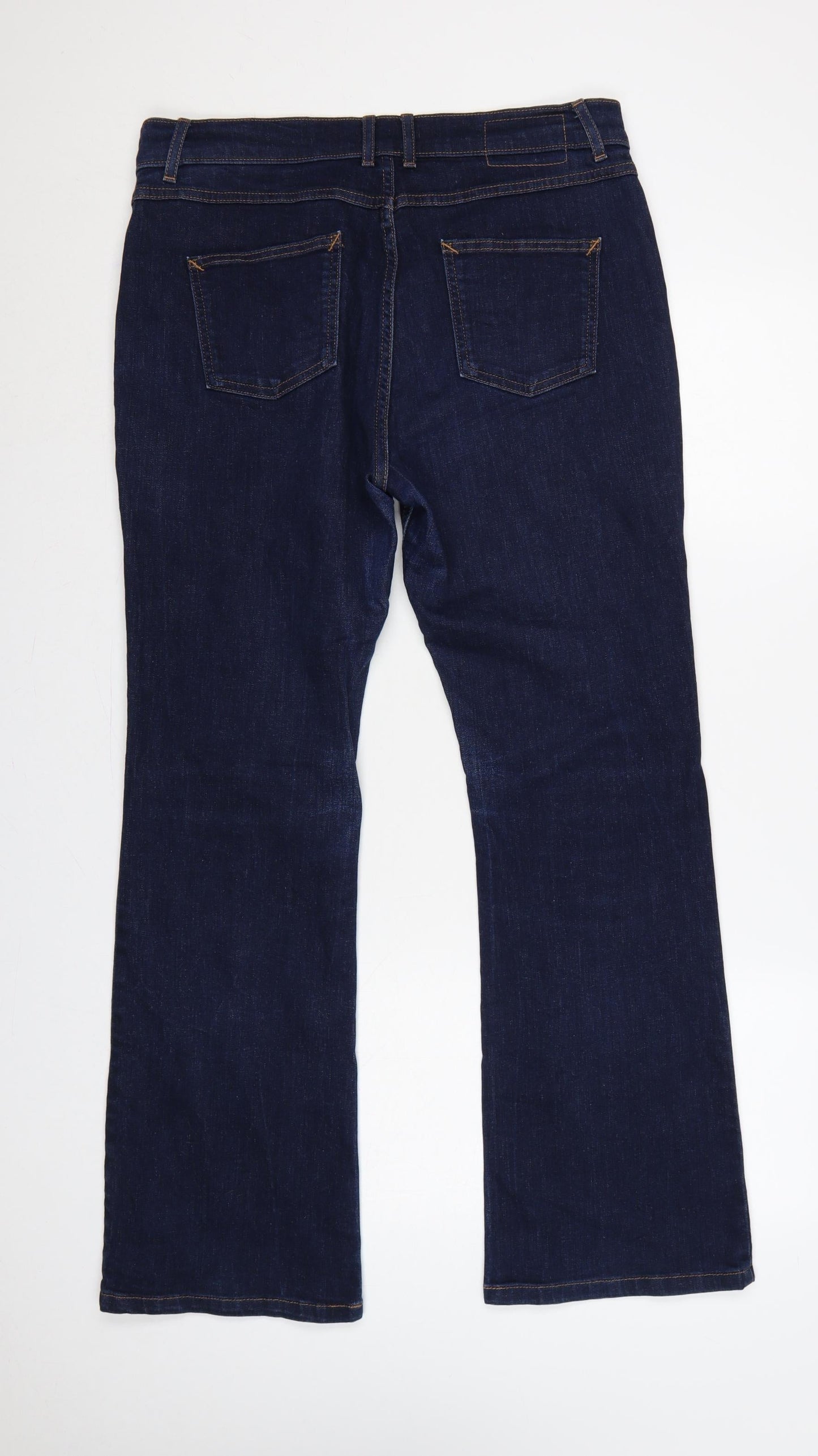 Marks & Spencer Women’s Blue UK 14 Bootcut Stretch Jeans