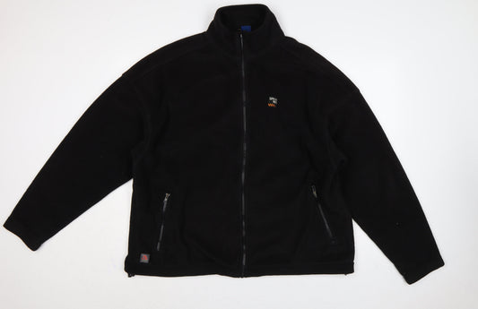 Sprayway Men's Black XL Fleece Full Zip Outdoor Basic Jacket