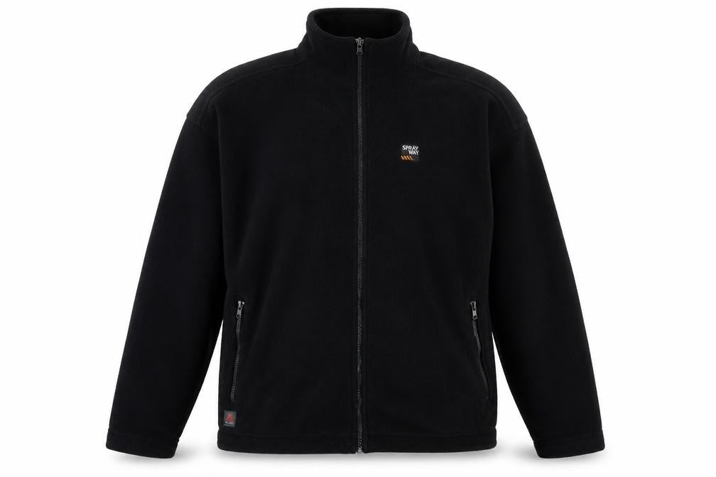 Sprayway Men's Black XL Fleece Full Zip Outdoor Basic Jacket