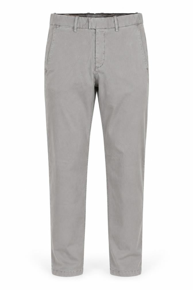 Mango Man Smart Men's Grey Cargo Trousers W32 Cotton Stretch Zip Pockets