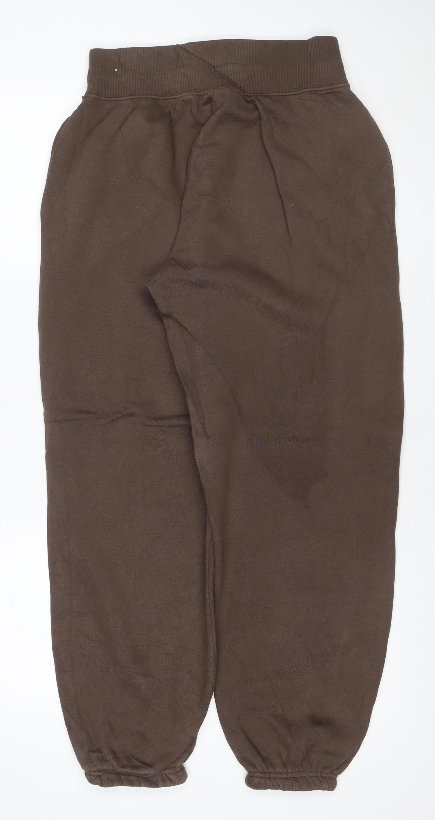 Nike Women Brown XS Jogger Sweatpants Drawstring Logo