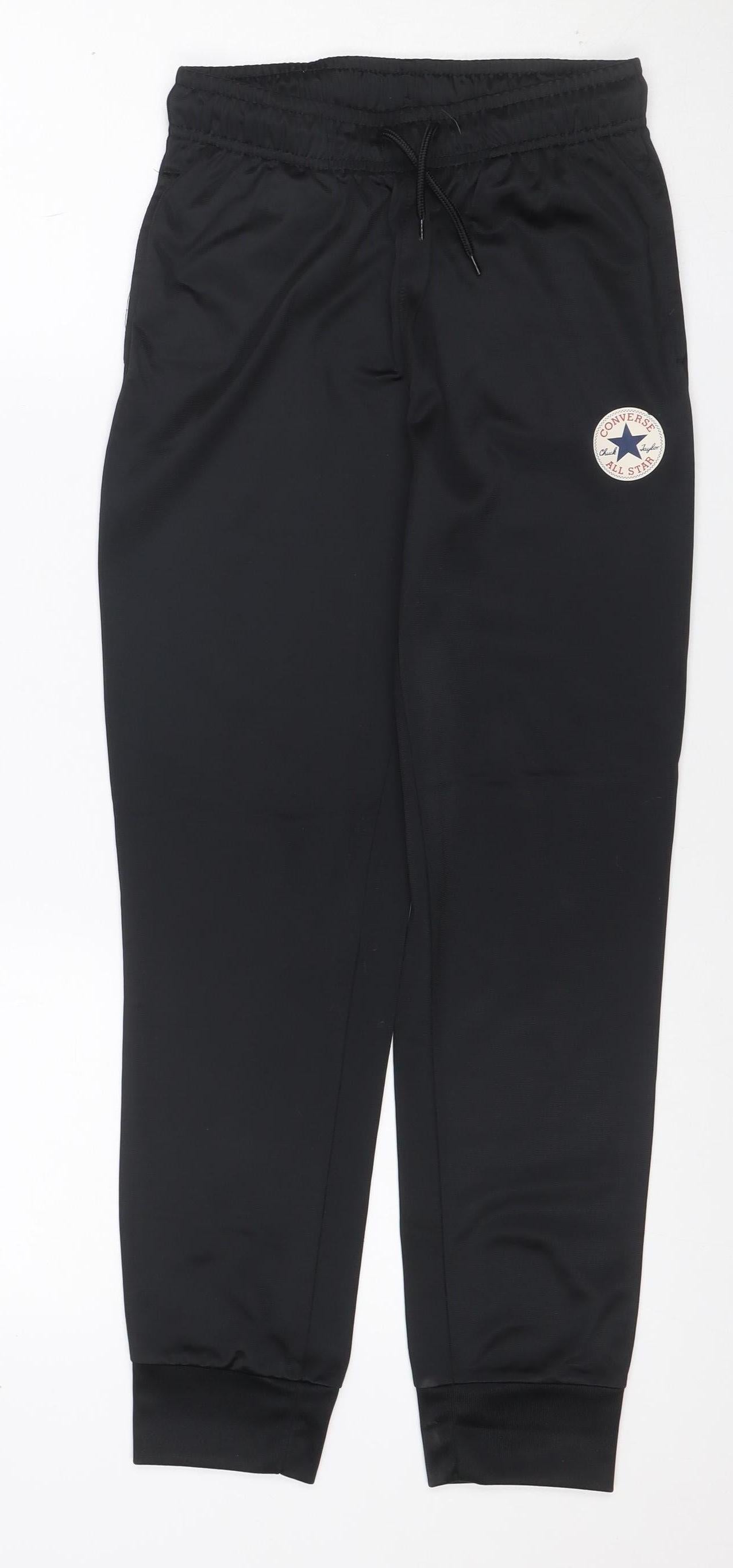 Converse Boys Black 10-12 Years Jogger Track Pants Drawstring