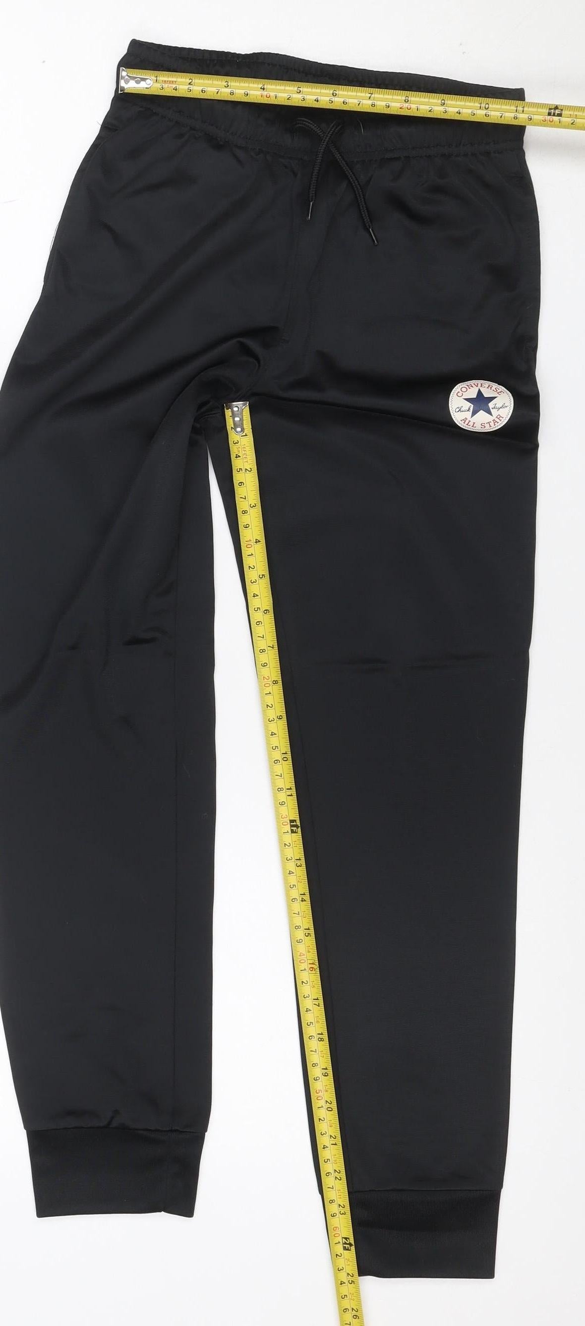 Converse Boys Black 10-12 Years Jogger Track Pants Drawstring