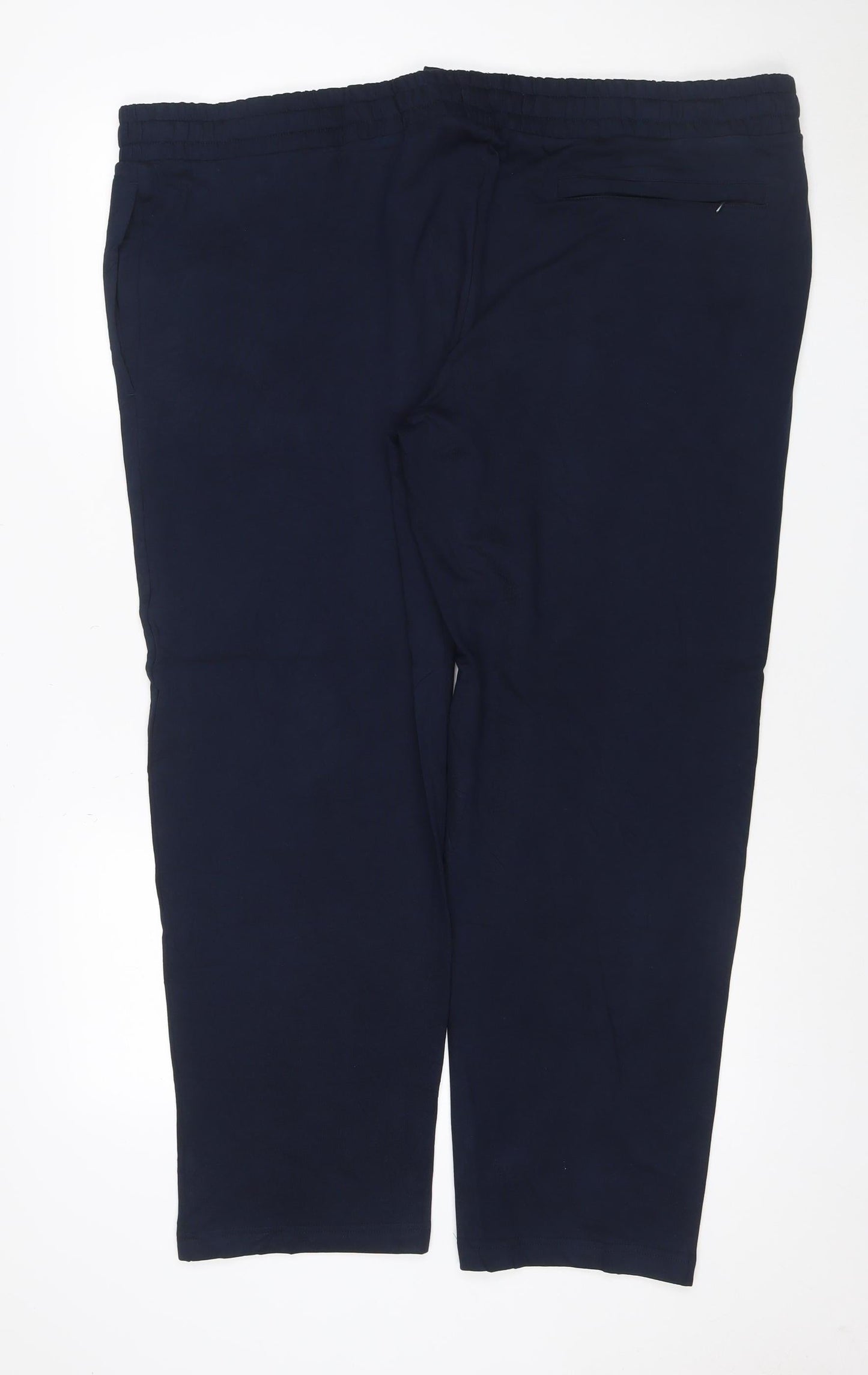 Marks & Spencer Men's Navy 3XL Short Regular Fit Drawstring Sweatpants