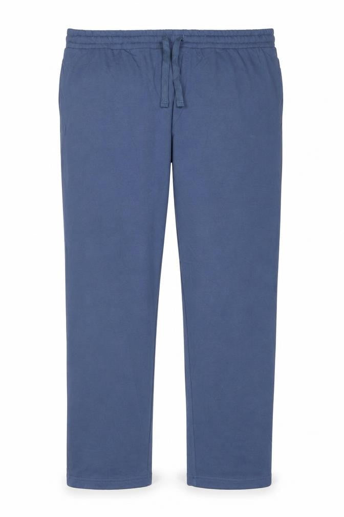 Marks & Spencer Men Blue 3XL Regular Fit Drawstring Walking Trousers