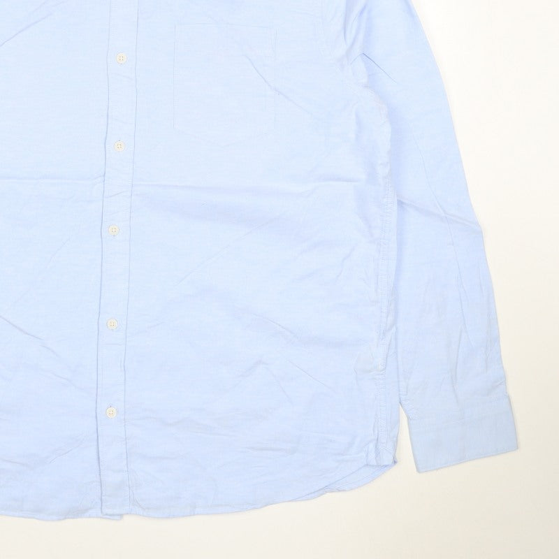 Additional view of Marks & Spencer Men Blue XL Regular Fit Button-Down Long Sleeve Shirt