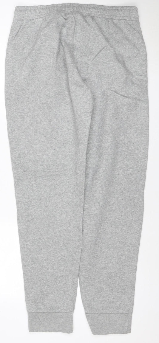 Champion Men’s Grey Medium Jogger Sweatpants Cotton Blend Logo