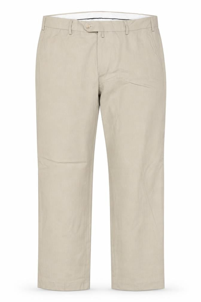 Cruise Men’s Beige 36R Straight Leg Formal Dress Trousers
