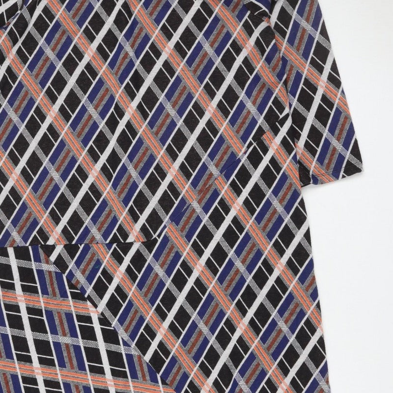Zara Trafaluc Women Multicoloured M Geometric Asymmetric Kaftan Dress