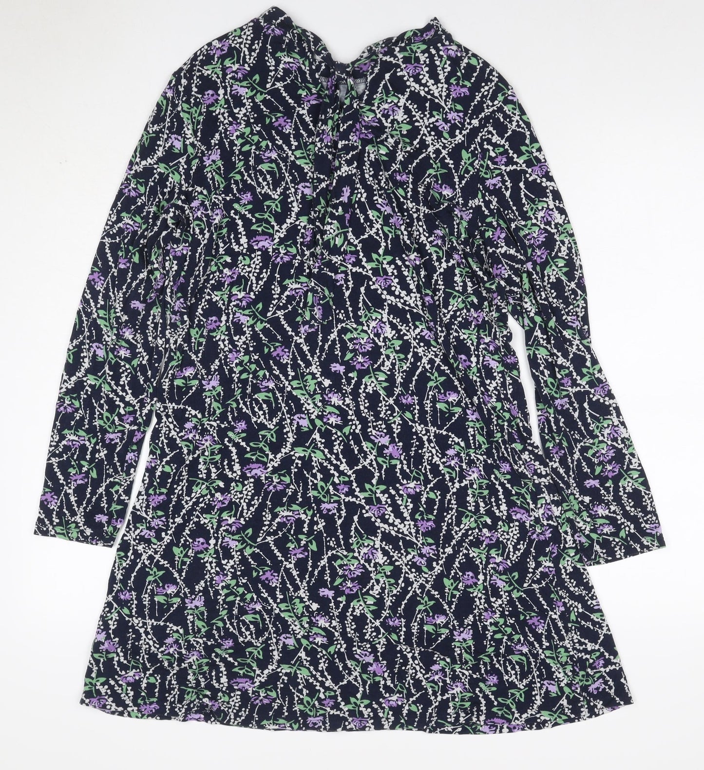 M&S Collection Petite Women Multicoloured Size 12 Floral A-Line Dress