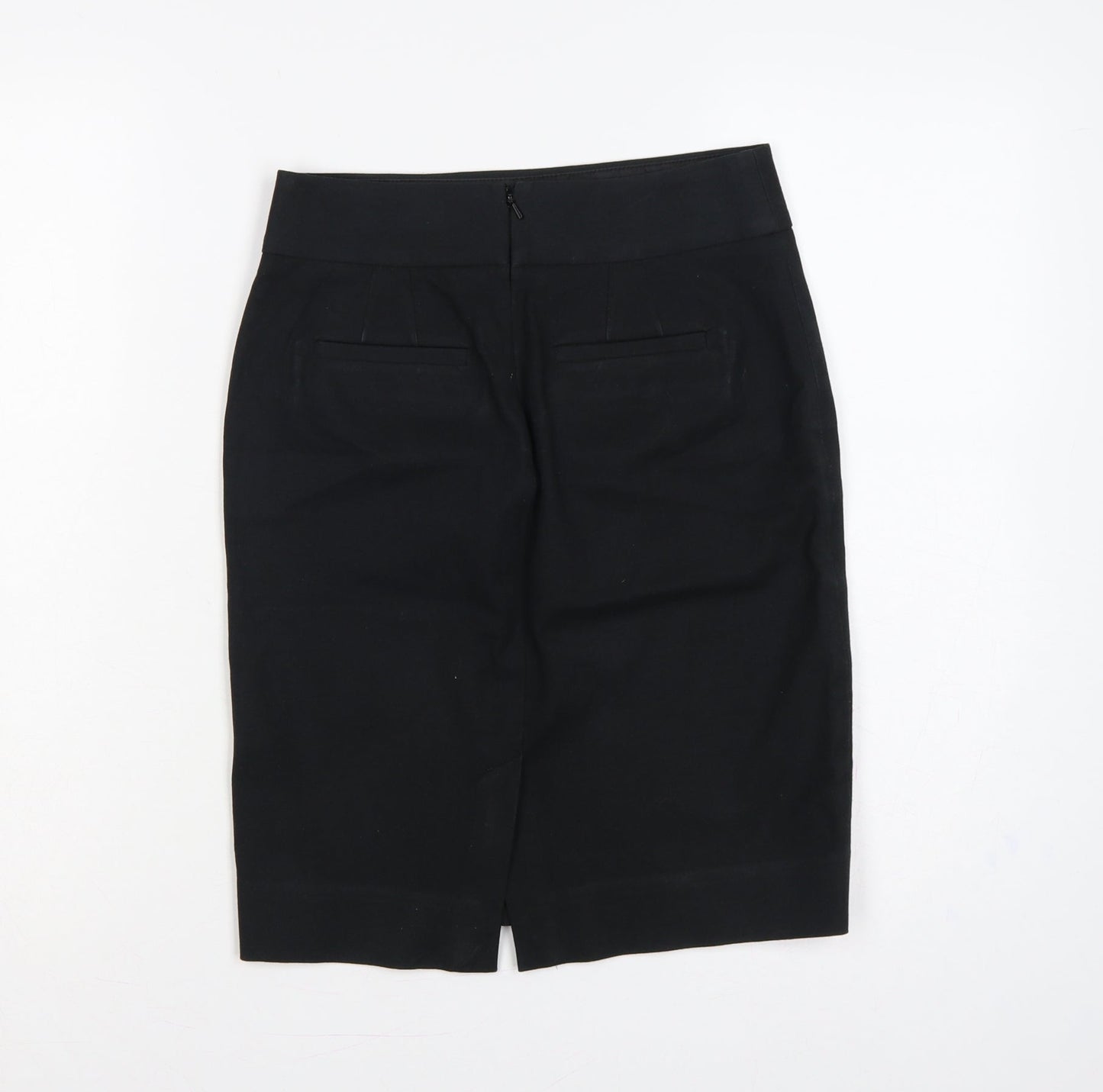 Banana Republic Women’s Black UK 4 High Rise Pencil Knee Skirt