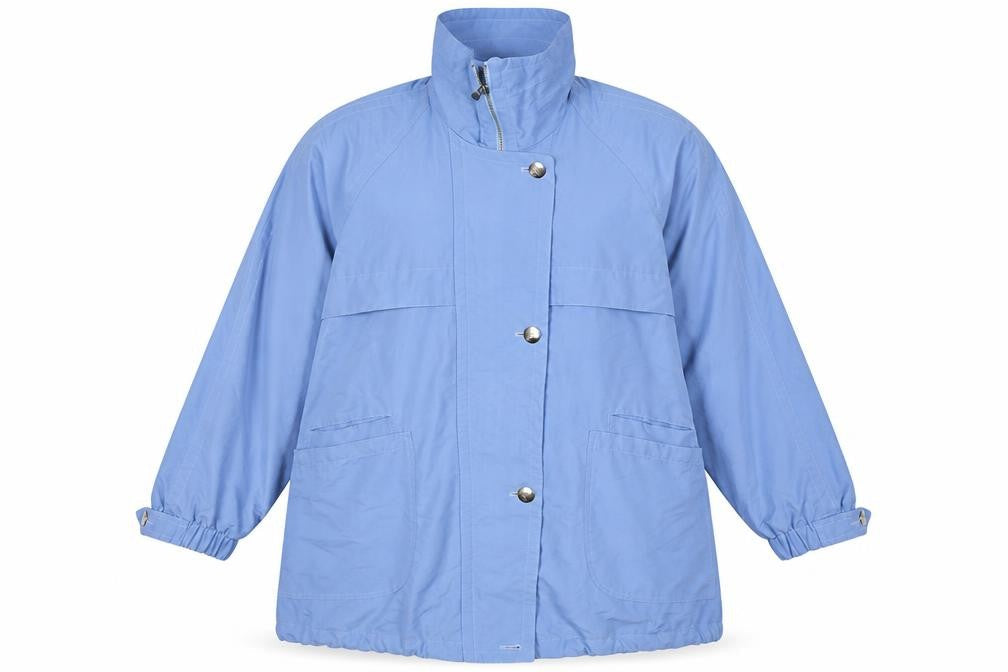 Marks & Spencer Women Blue UK 12 Mid Length Anorak Jacket