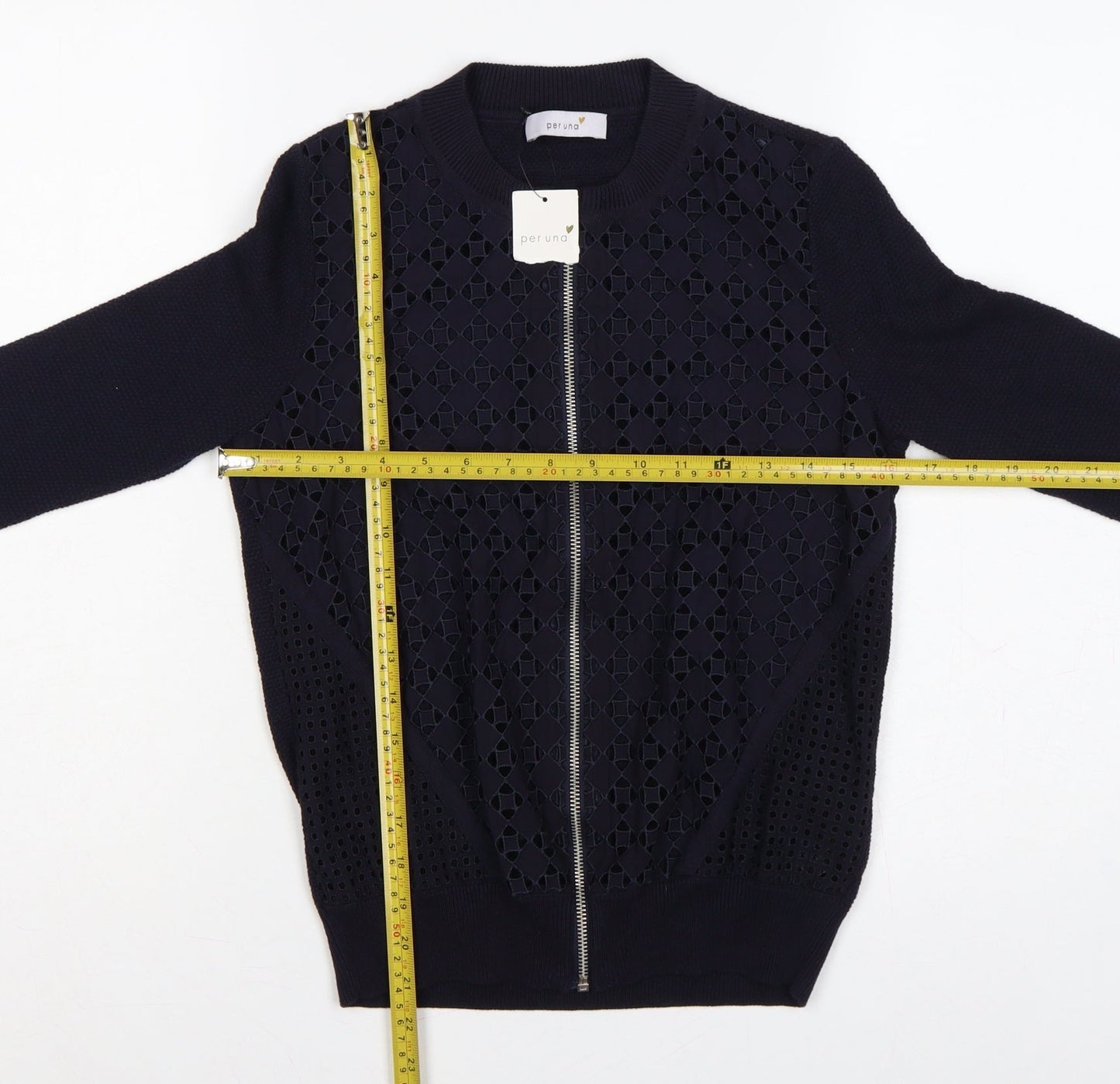 Marks and Spencer Per Una Women’s Navy UK 8 Full Zip Knit Cardigan