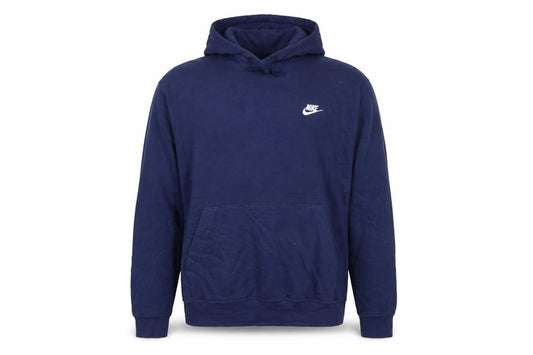 Nike Men’s Blue XL Pullover Hoodie Logo Sports Fleece Pockets