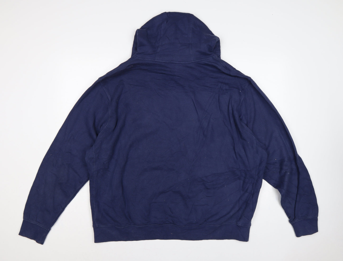 Nike Men’s Blue XL Pullover Hoodie Logo Sports Fleece Pockets