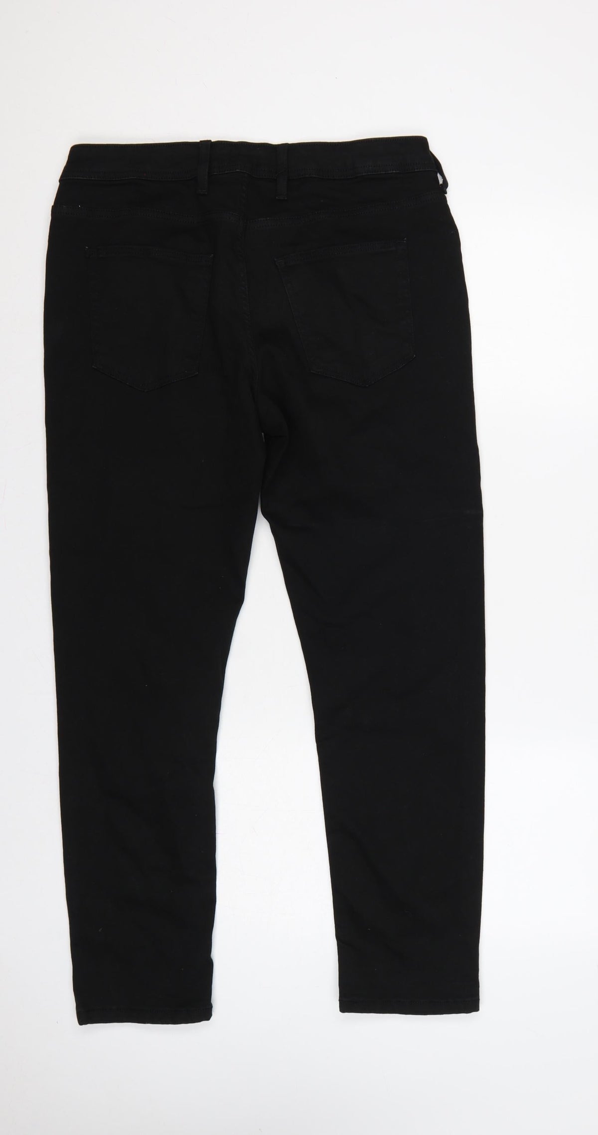 Brand and care label for River Island Men’s Black 32/30 Skinny Slim Fit Jeans