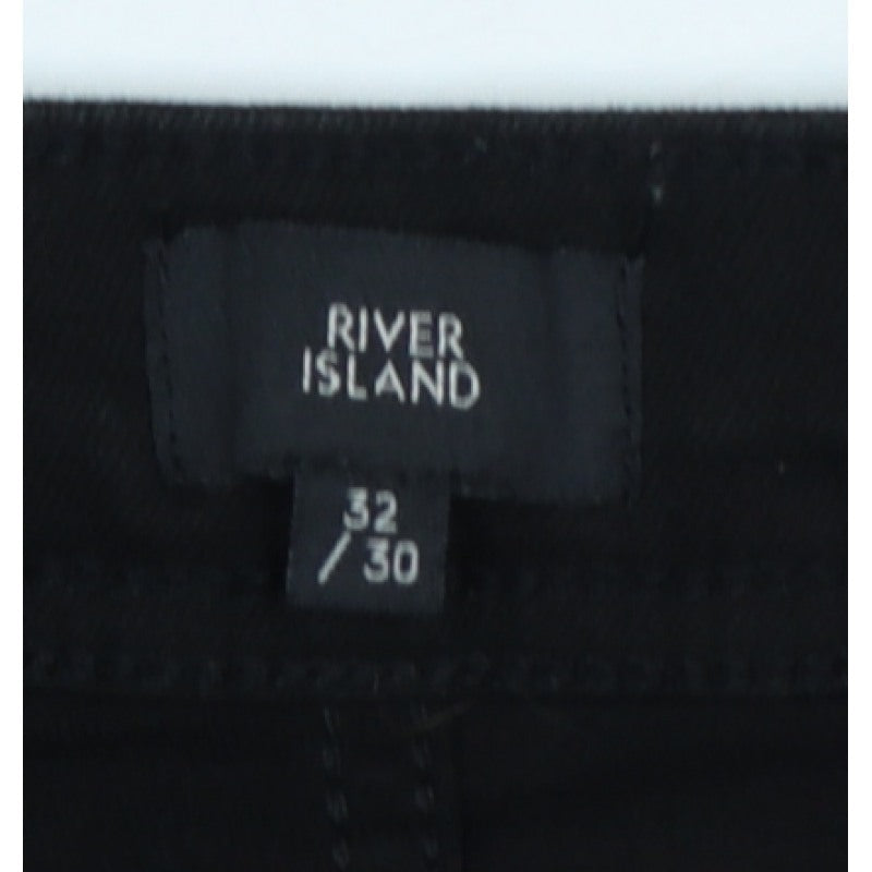 Additional view of River Island Men’s Black 32/30 Skinny Slim Fit Jeans