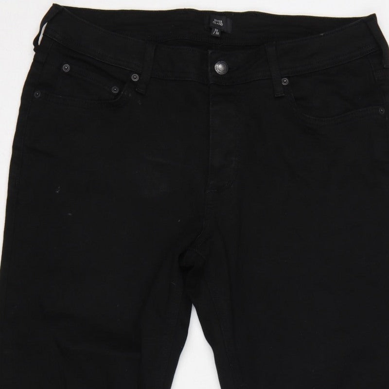 Additional view of River Island Men’s Black 32/30 Skinny Slim Fit Jeans