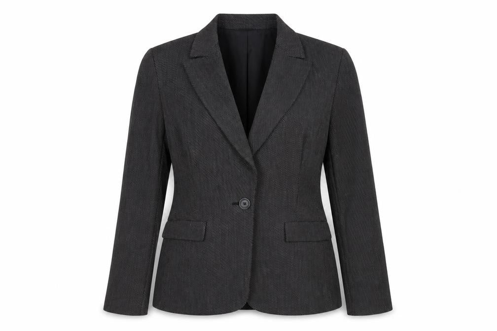 Marks & Spencer Women's Black Mix UK 12 Tailored Blazer
