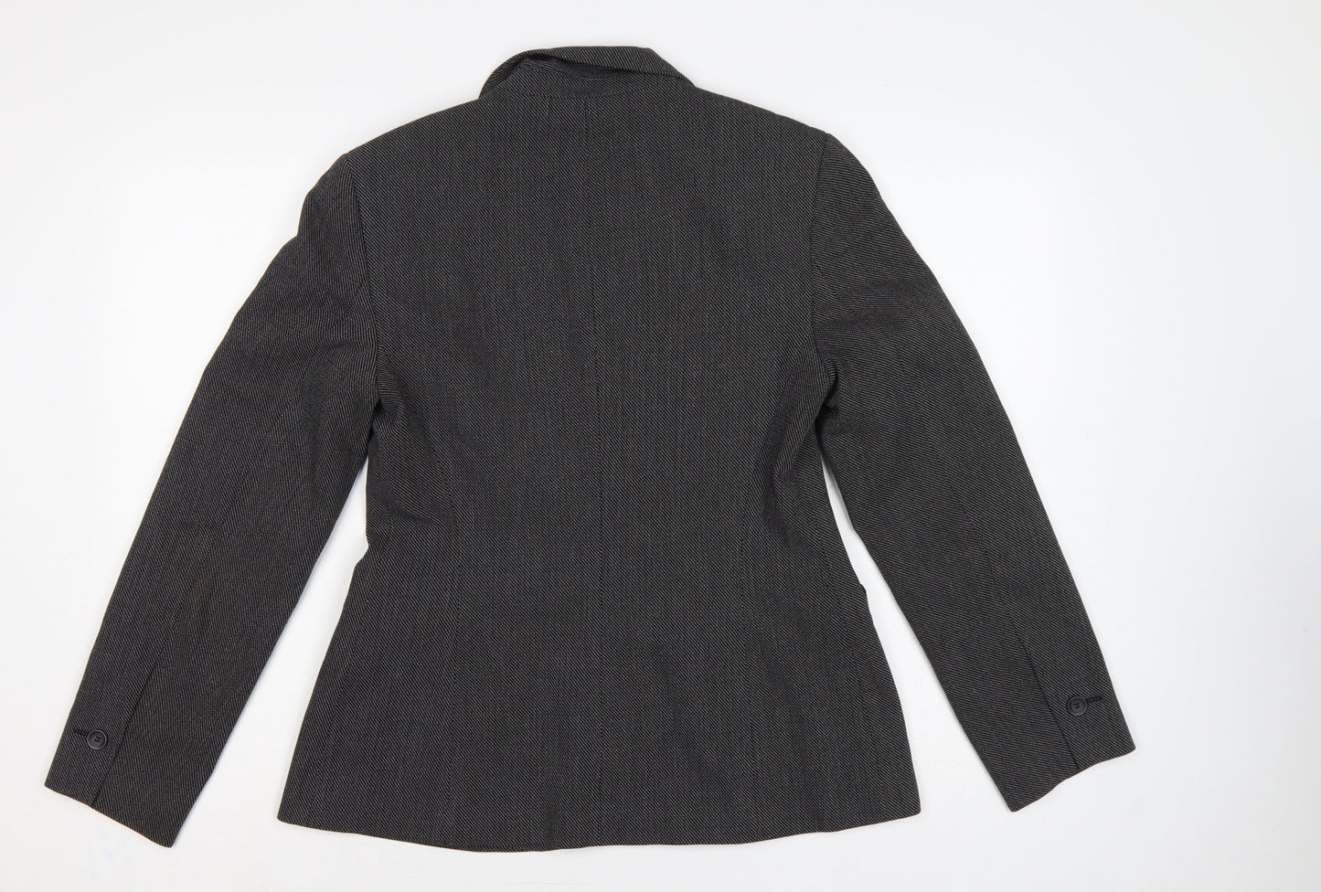 Marks and Spencer Women's Black Mix UK 12 Tailored Blazer