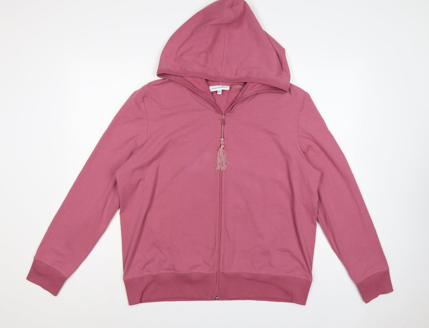Gray & Osbourn Women’s Pink Size 20 Full Zip Hooded Sweatshirt