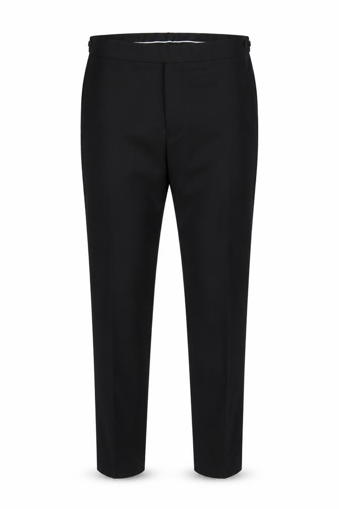Marks and Spencer Men’s Black 34R Slim Fit Dress Trousers Formal