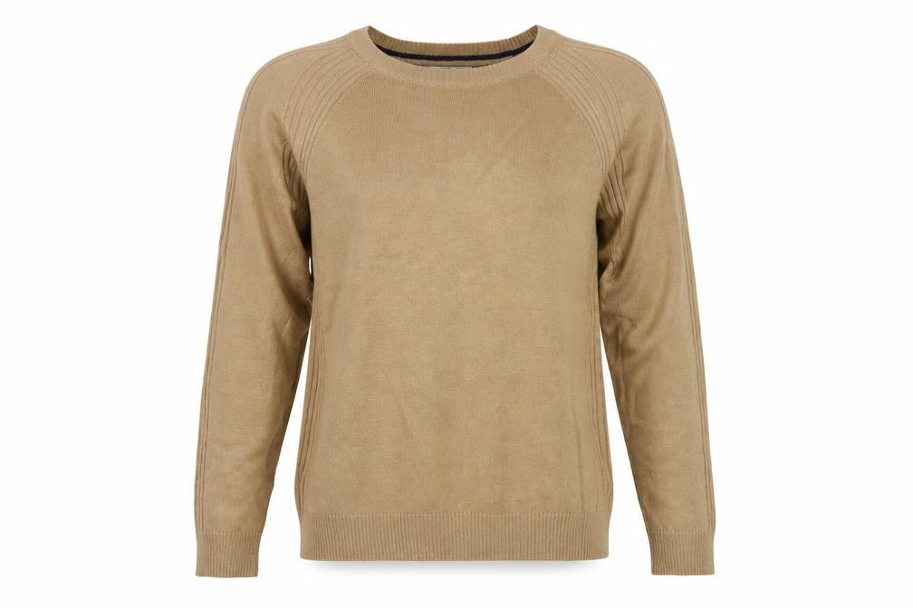 Next Women’s Beige S Crew Neck Raglan Knit Pullover Jumper