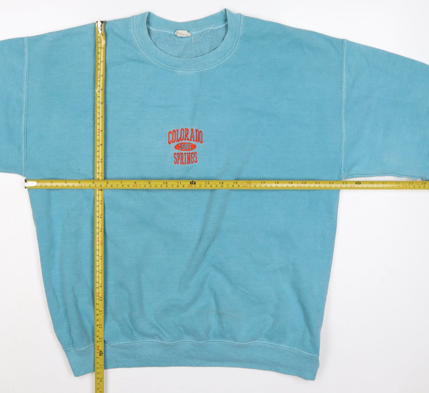 Colorado Women’s Blue M Pullover Sweatshirt 1995 Springs Embroidered