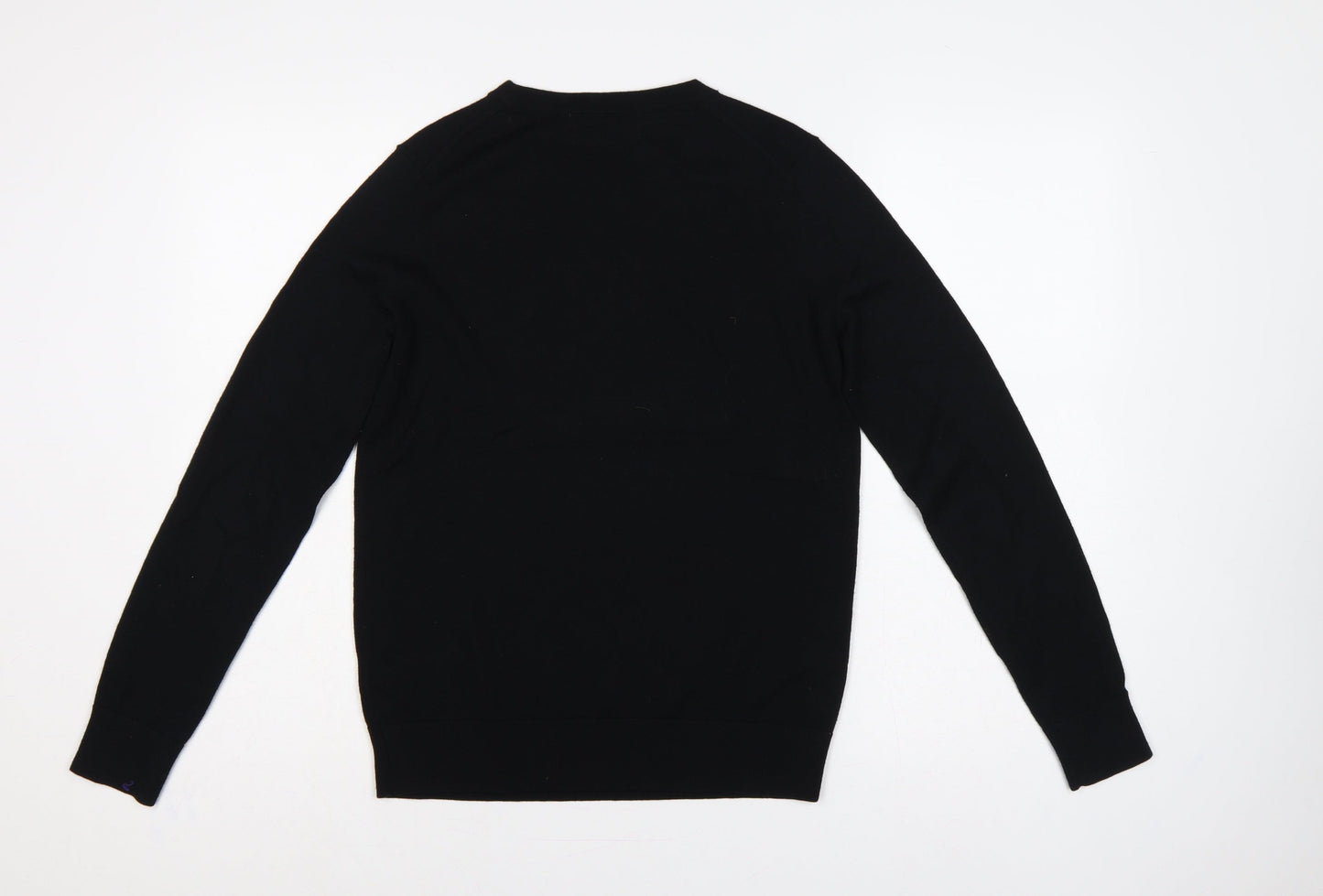 Marks and Spencer Women’s Black UK 6 Merino Wool Crew Neck Jumper