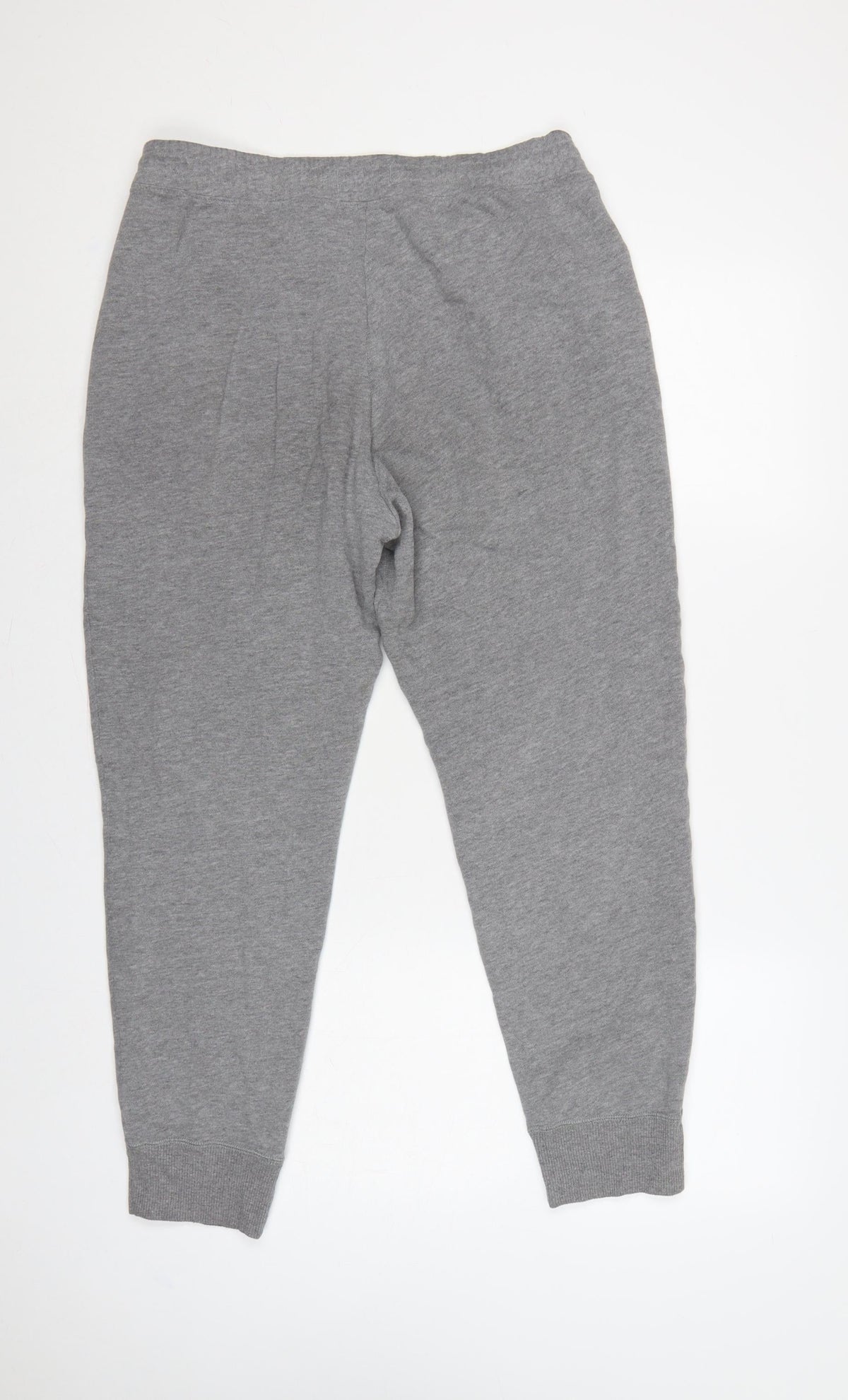 Hollister Women Grey L Jogger Sweatpants Elastic Waist Pockets Logo