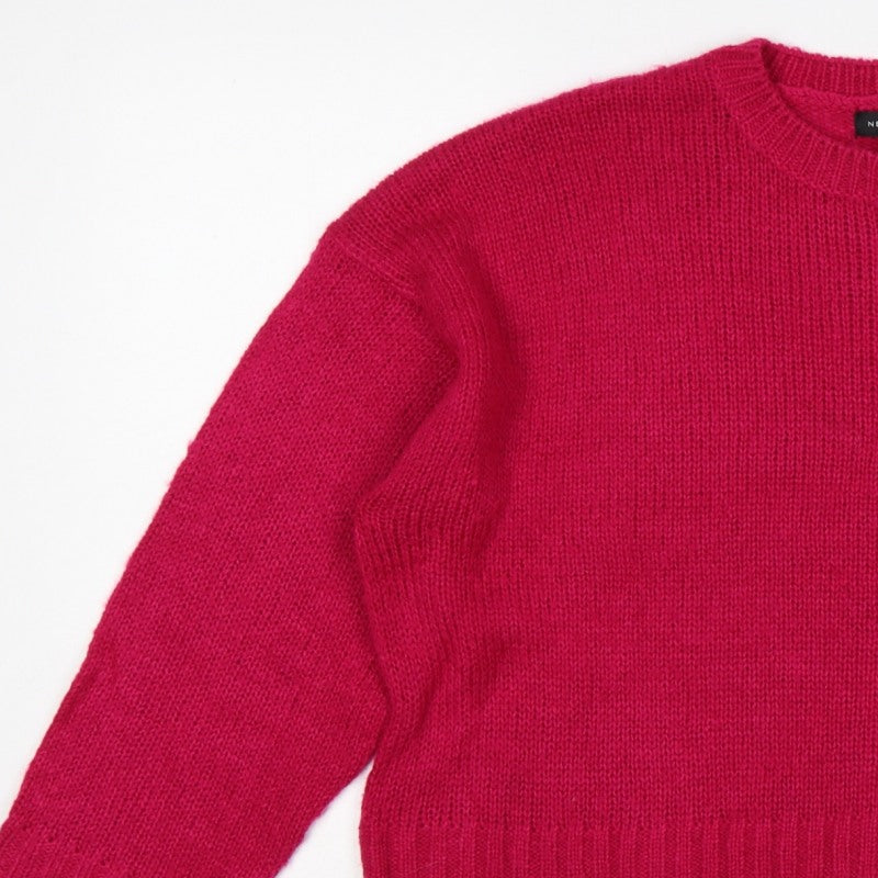 New Look Women’s Pink L Crew Neck Long Sleeve Knit Jumper