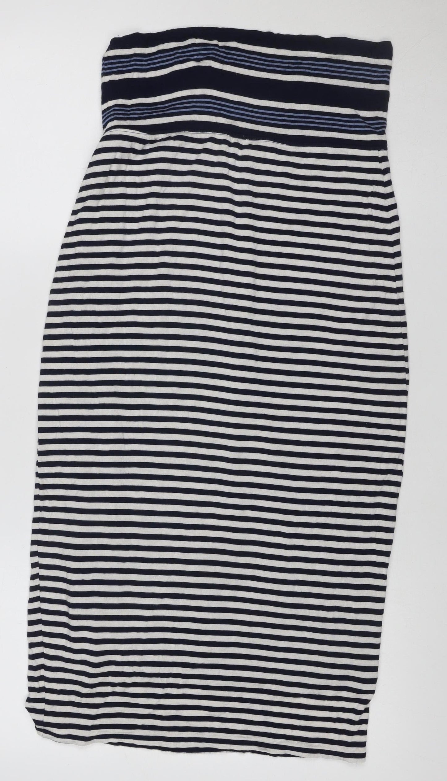 Max Studio Women’s Multicoloured Striped Bodycon Strapless Dress XS