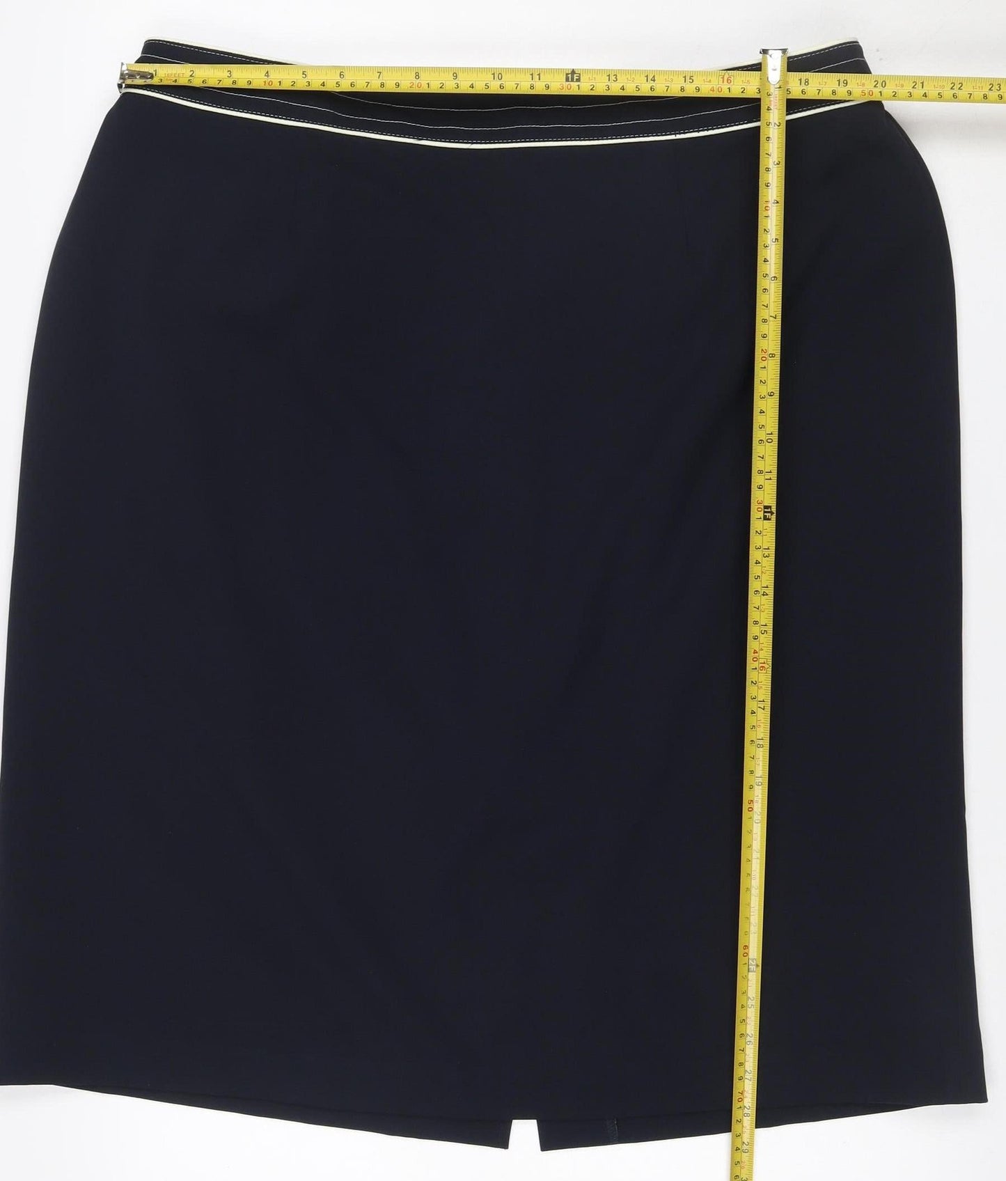 Classics Women’s Black UK 24 Pencil Knee Length Lined Skirt