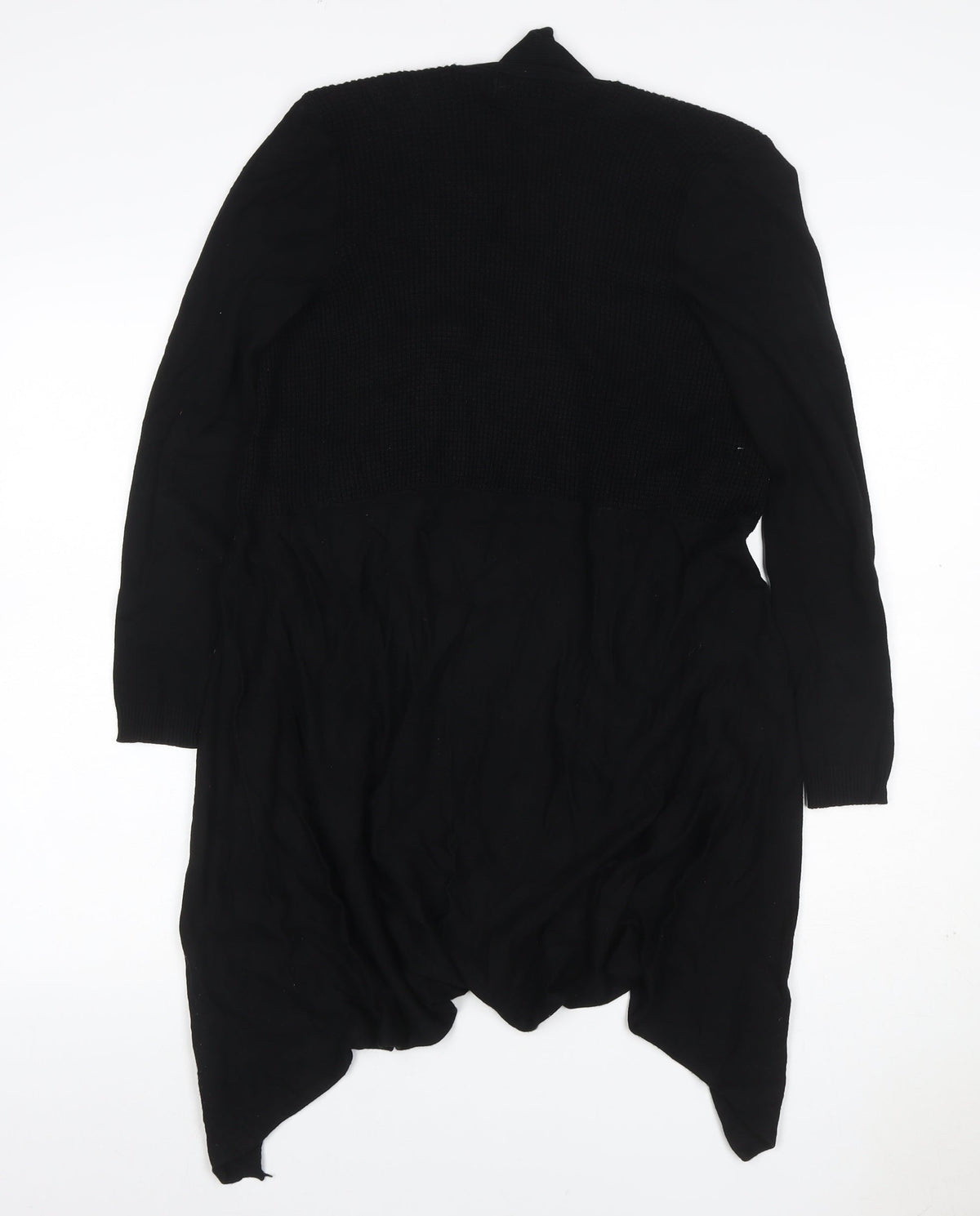 Knitwear New York Women’s Black Size 8 Open Drape Cardigan Knit