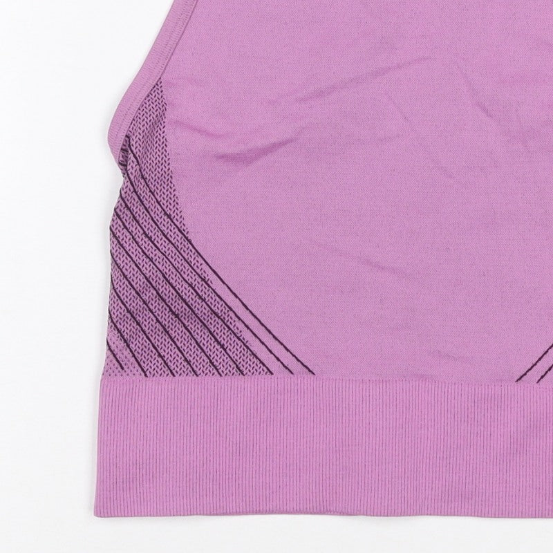 Under Armour Women Purple S HeatGear Sleeveless Athletic Tank Top